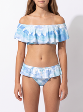 Load image into Gallery viewer, Model wearing Stella Cove Cloud Tie Dye Draped Bikini Size 16
