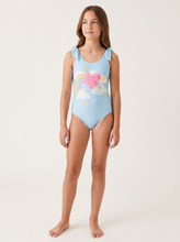 Load image into Gallery viewer, Model wearing Stella Cove Flight Heart Swimsuit Size 14
