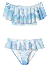 Load image into Gallery viewer, Cloud Tie Dye Draped Bikini (INSTOCK) Size 16
