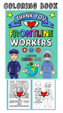 Load image into Gallery viewer, Clearance - Frontline Workers Coloring Book
