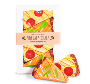Cheesy Pizza Sidewalk Chalk