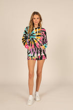Load image into Gallery viewer, CLEARANCE - Ladies Vintage Havana Boardwalk Tie Dye Burnout Shorts
