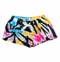 Load image into Gallery viewer, CLEARANCE - Ladies Vintage Havana Boardwalk Tie Dye Burnout Shorts
