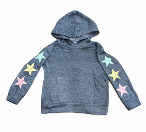 CLEARANCE - Vintage Havana Navy Shirt Pastel Star Sweatshirt