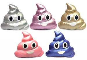 Clearance - Top Trenz Metallic Poop Pillow